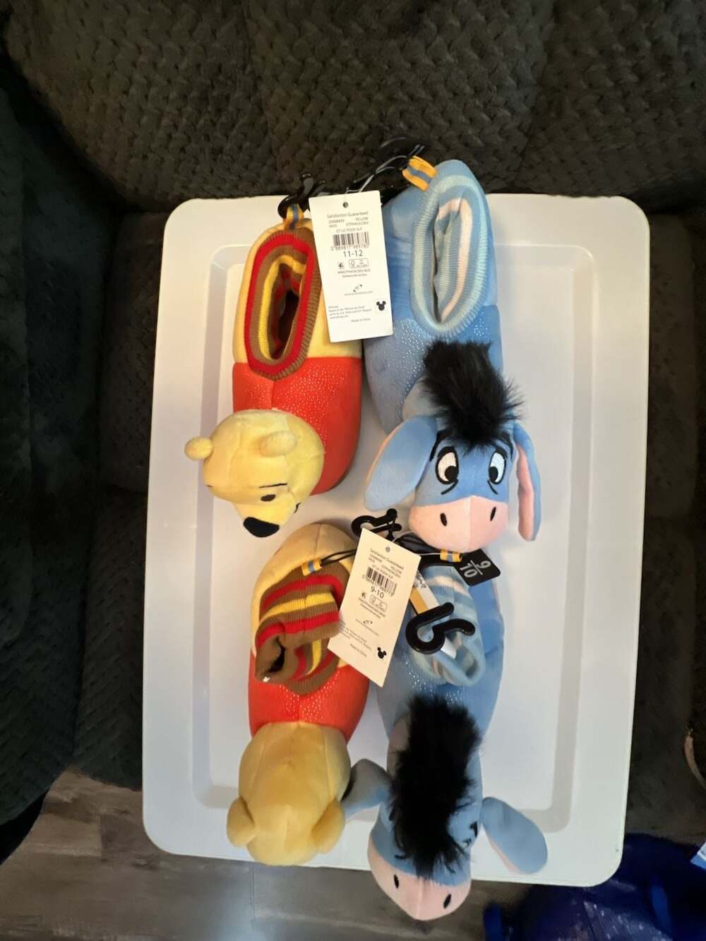 Disney Winnie The Pooh And Eeyore Slippers Lot
